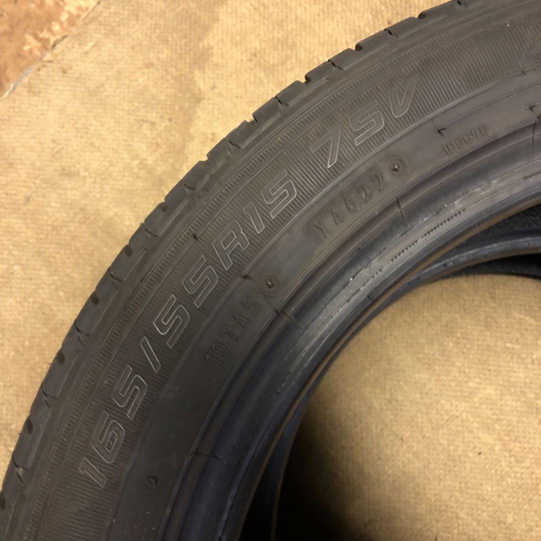 165/55r15 ダンロップ2本
