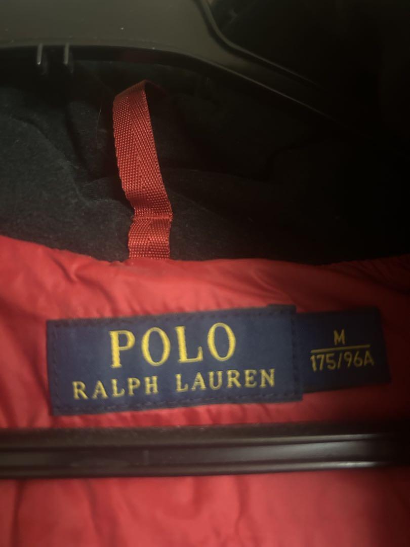 Polo Ralph Lauren 赤 フード付きダウンベスト M