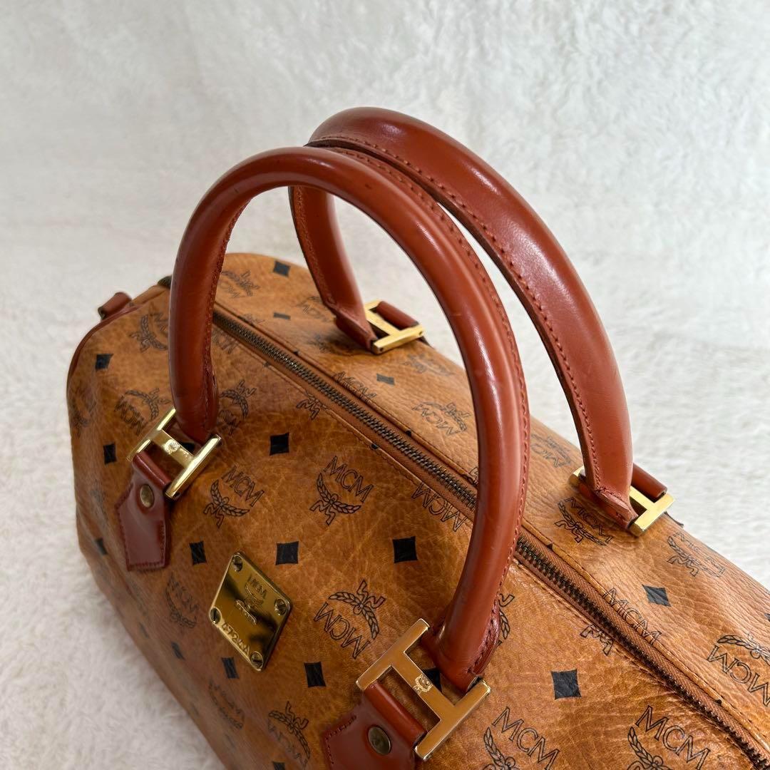 a様専用】極美品 MCM ミニボストンバッグ レザー ヴィセトス柄