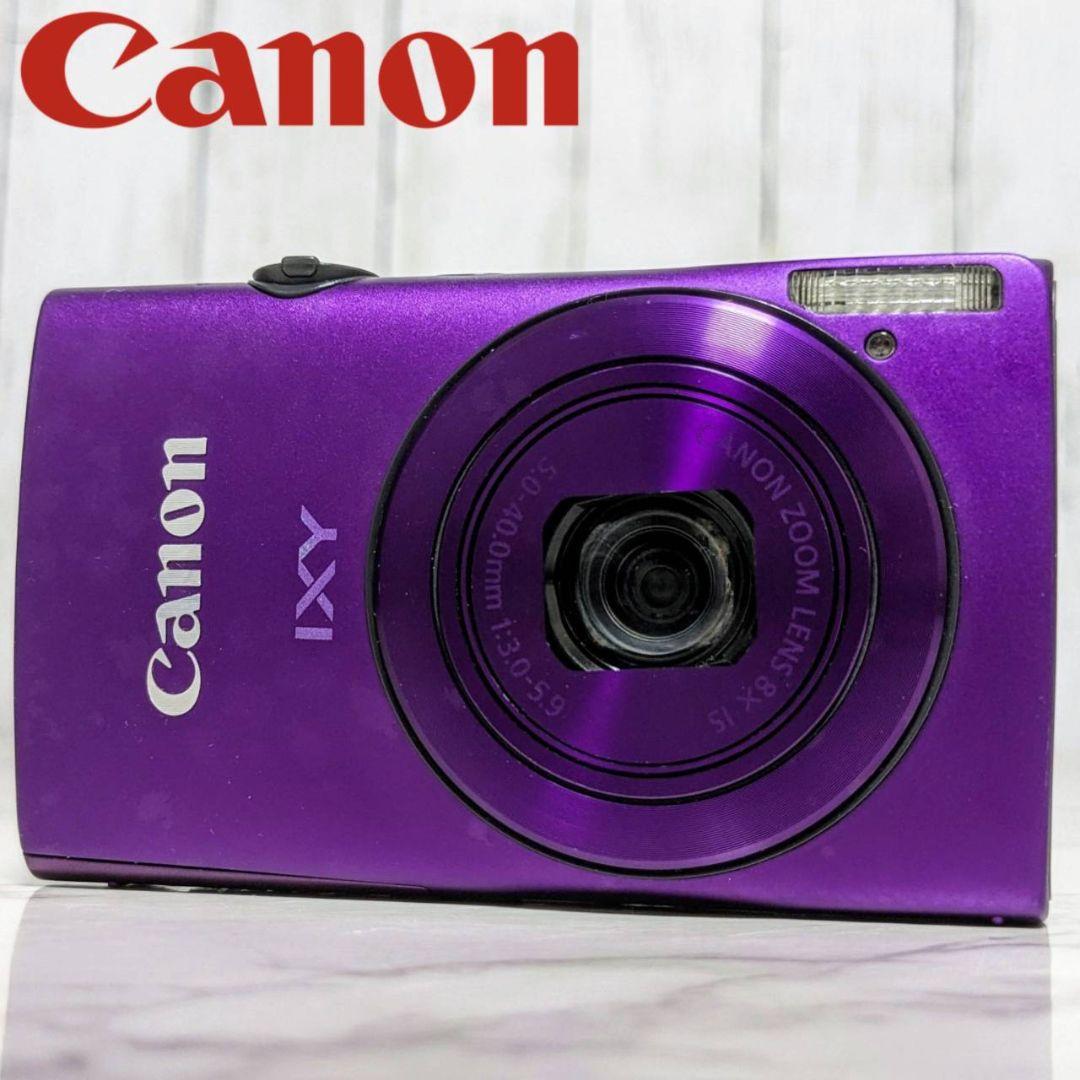 ジャンク品】キャノン デジタルカメラCanon IXY 600F 紫 パープル