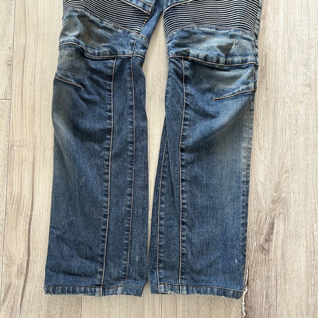 BALMAIN バルマン バイカーデニムパンツ スキニー ジーパン 31 日本製