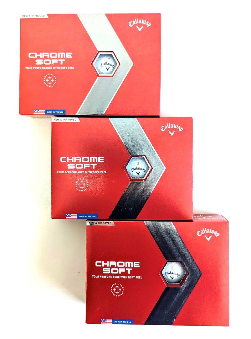 Callaway Chrome Soft 2022 ゴルフボール 3ダース