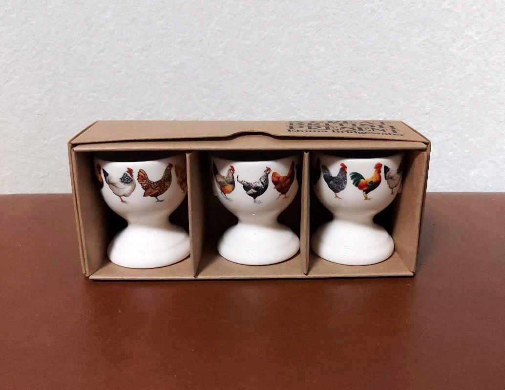 【新品未使用】Emma Bridgewater 蝶々柄蓋付きジャムジャー　一級品 エマブリッジウォーター【新品】1st品 egg cups Rise&Shine