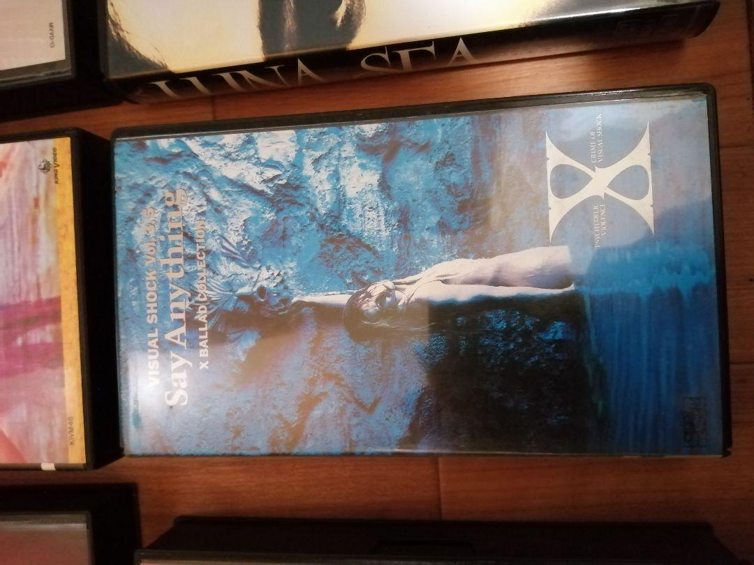 X,LUNA SEA,HIDEまとめ売りビデオ7本 バラ売り可