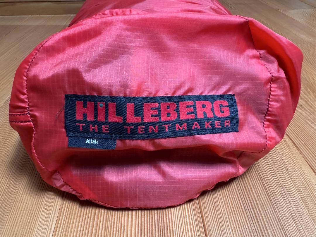 HILLEBERG ALLAK2 レッド 2人用テント　フットプリント付き