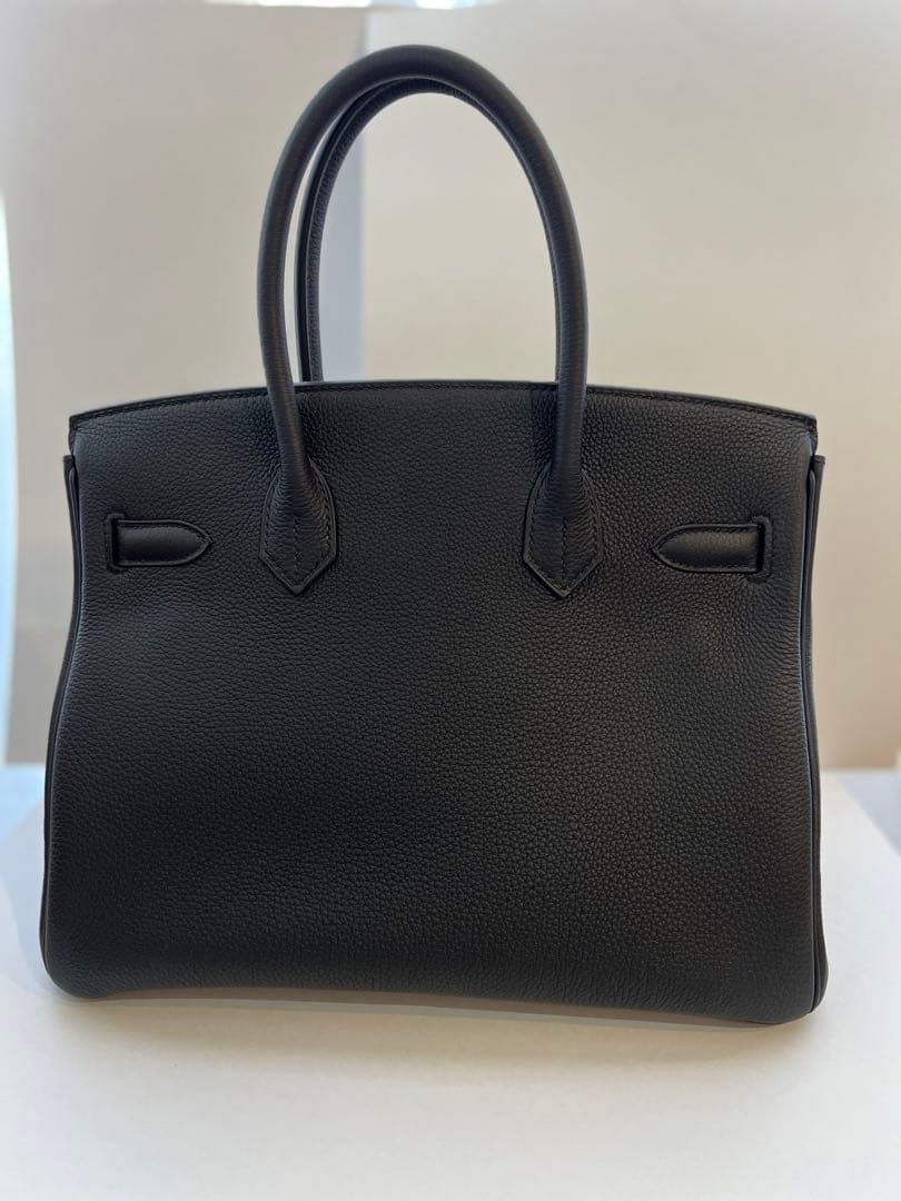 新品　HERMES バーキン 30 黒　PG金具
