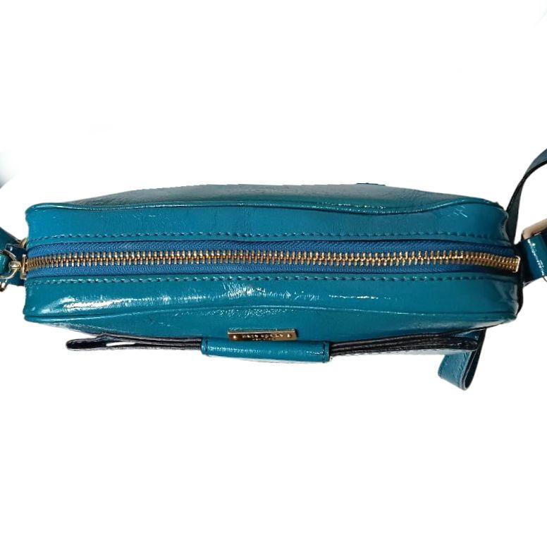 【良品】ケイト・スペード kate spade リボンショルダーバッグ エナメル