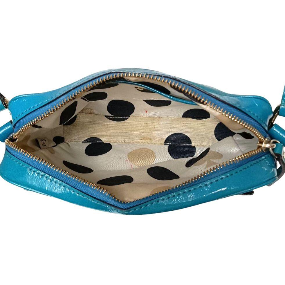 【良品】ケイト・スペード kate spade リボンショルダーバッグ エナメル