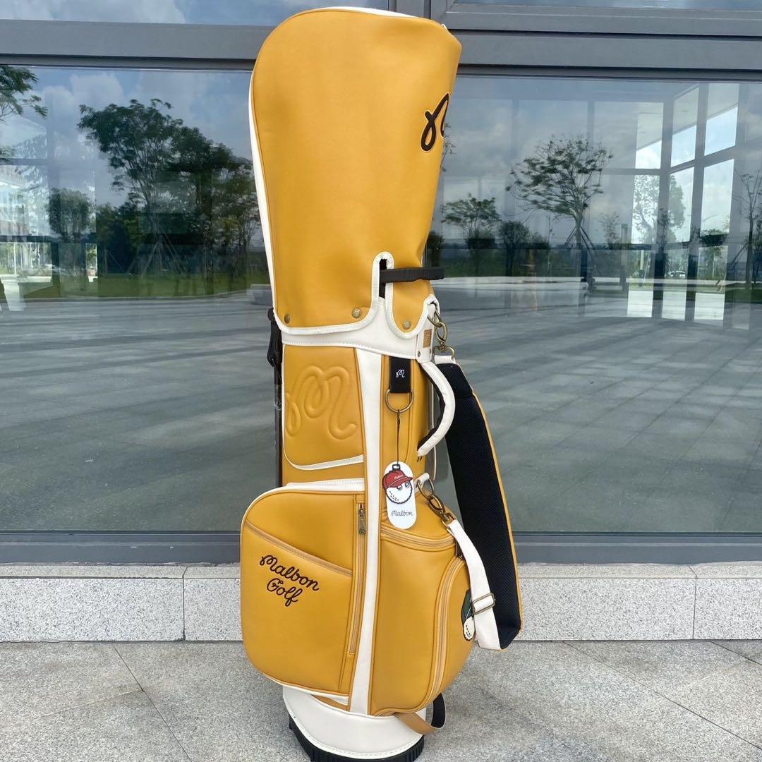 マルボン ゴルフ Malbon Golfキャディバッグ スタンド式 ゴルフバッグ