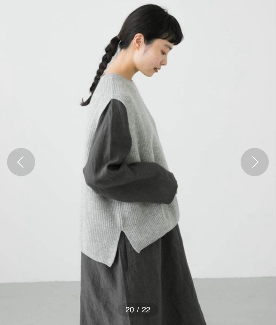 かぐれ 2025AW ハミルトンウールニットベスト SIZE かぐれ