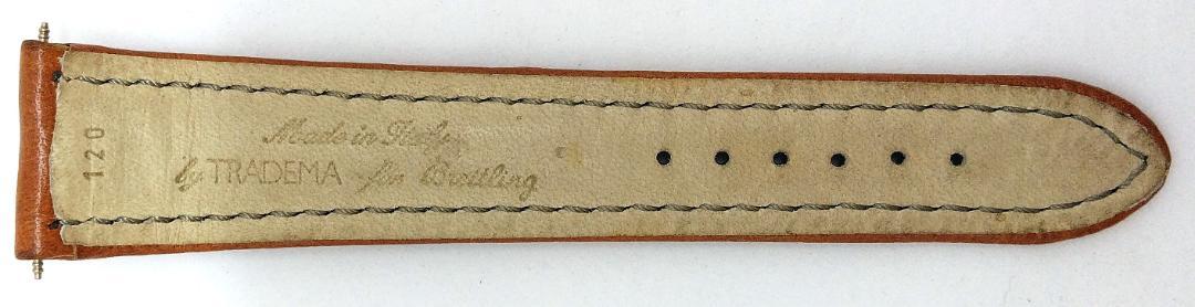 ブライトリング 腕時計用 純正レザーバンド ブラウン 中古品 (60075)