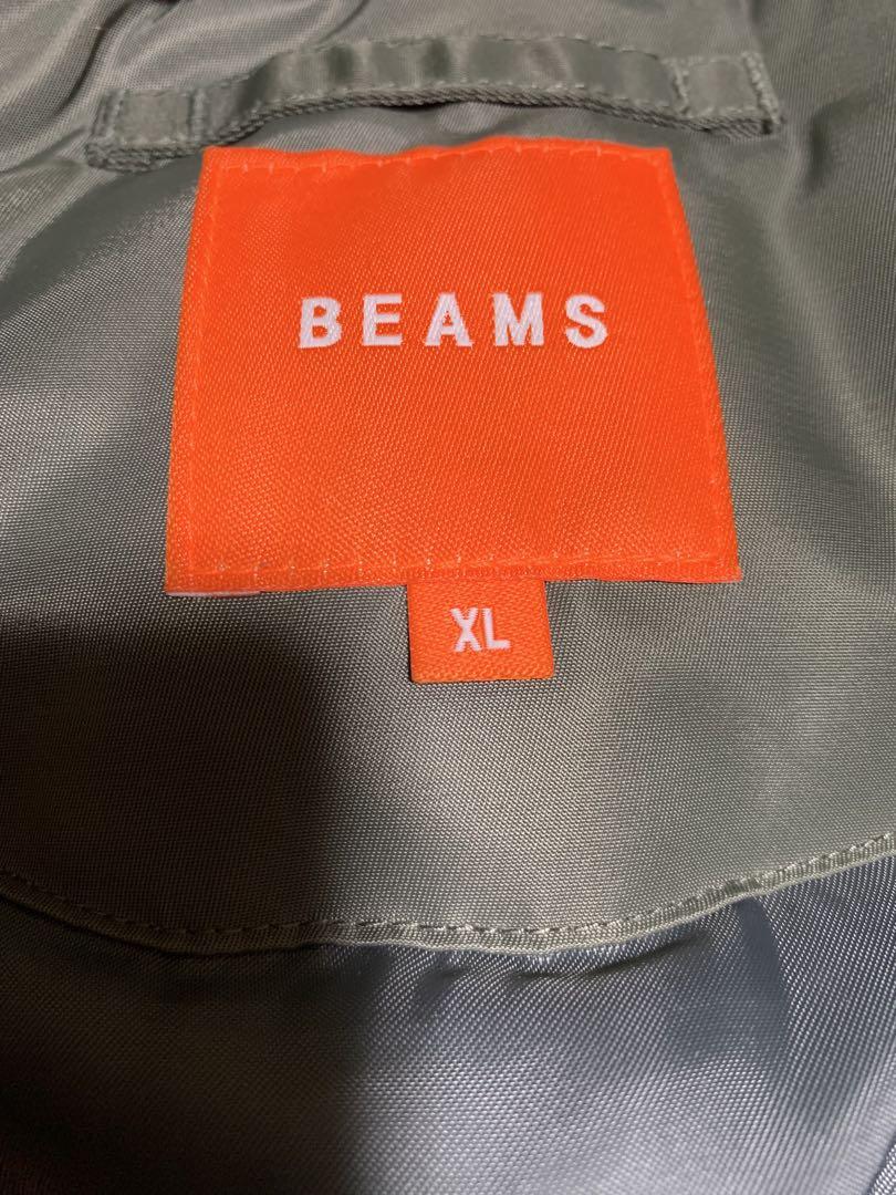 BEAMS N-2Bフライトジャケット　カーキ ビームス