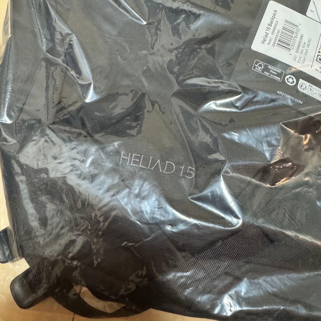 【新品】 アークテリクスHeliad 15 Backpack ヒリアド15