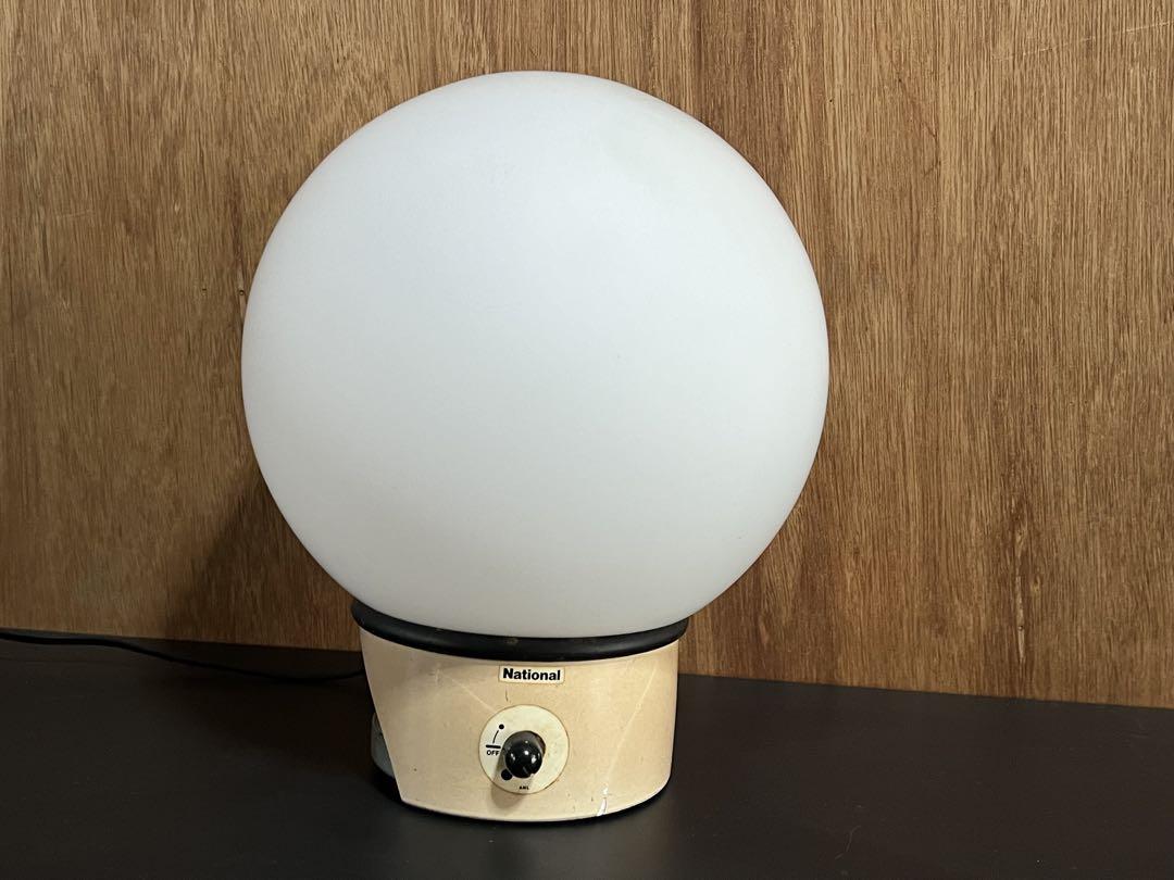 ナショナル レトロ 球体ガラス 調光式 テーブルランプ スタンドライトインテリア