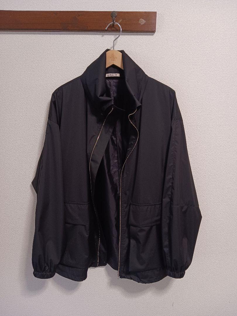AURALEE 24SS オーラリー ジップブルゾン サイズ3 ブラック 極美 AURALEE 24SS オーラリー ジップブルゾン サイズ3 ブラック 極美