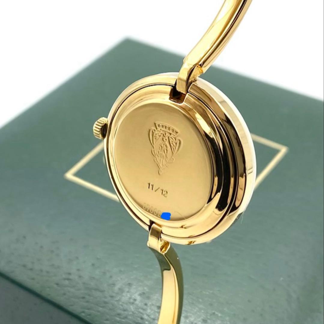 きなこもかです　美品☆稼働　GUCCI　新品電池　チェンジベゼル　腕時計