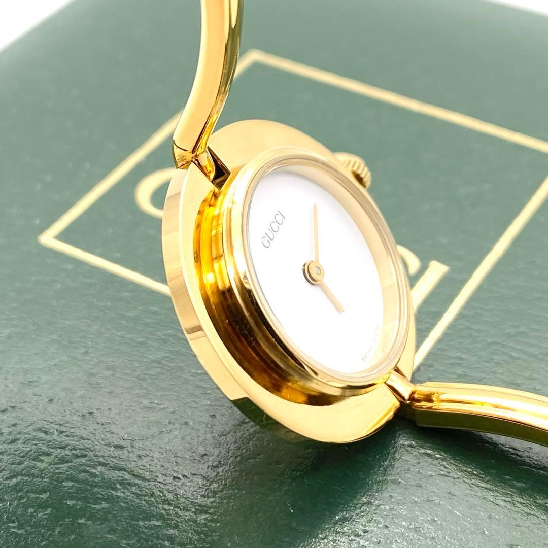 きなこもかです　美品☆稼働　GUCCI　新品電池　チェンジベゼル　腕時計