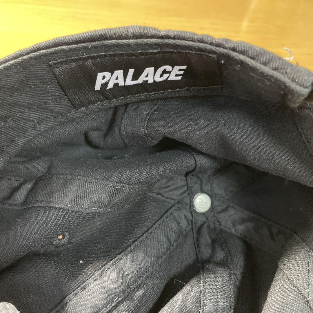 黒　PALACE SKATEBOARDS P 6-PANEL CAP
