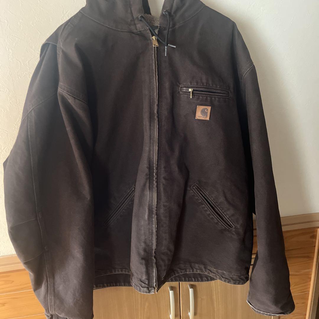Carhartt デトロイドジャケットフード付き