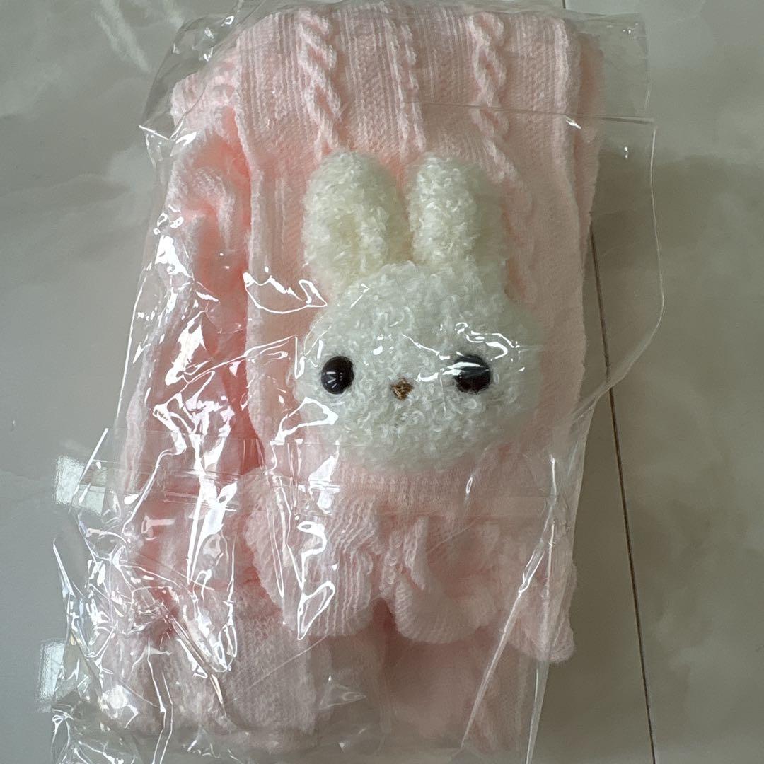 新品未使用♡メゾピアノ♡立体うさぎ♡でかうさぎ♡ピンクタイツ