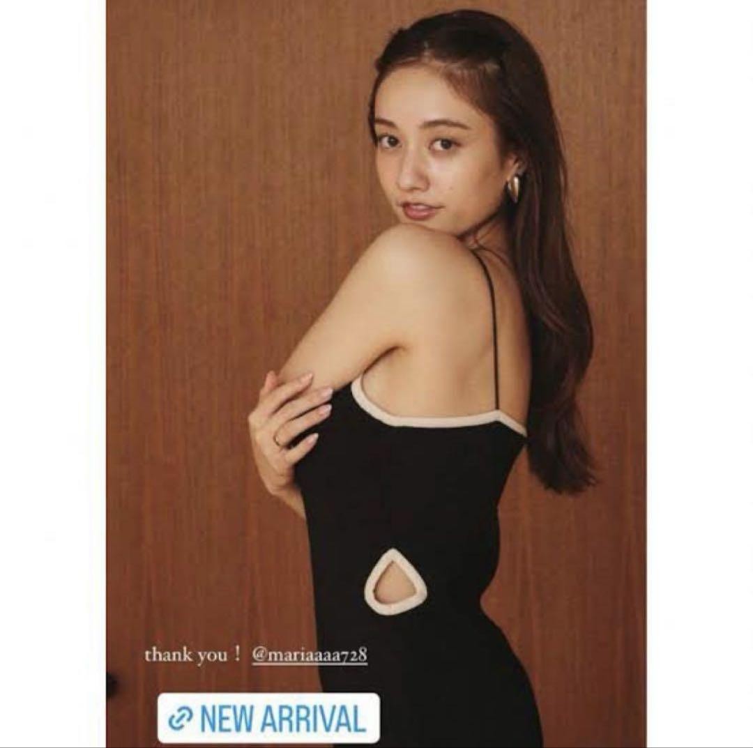 ファッション SeaRoomlynn ロング ブラック ワンピース アメスリ ウエストHOLE ワンピース