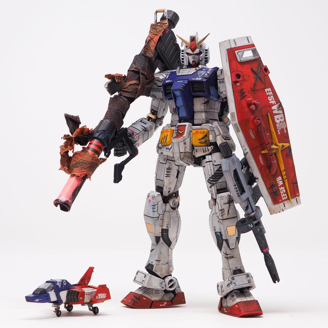 全塗装【プレミアムプラス完成品】バンダイ MG 1/100 ガンダム