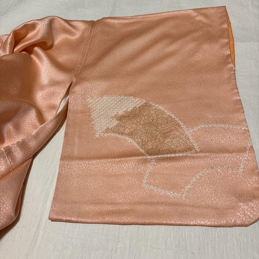 お値下げ 元祖ねここの姪の訪問着(小菊の刺繍入。部分絞)