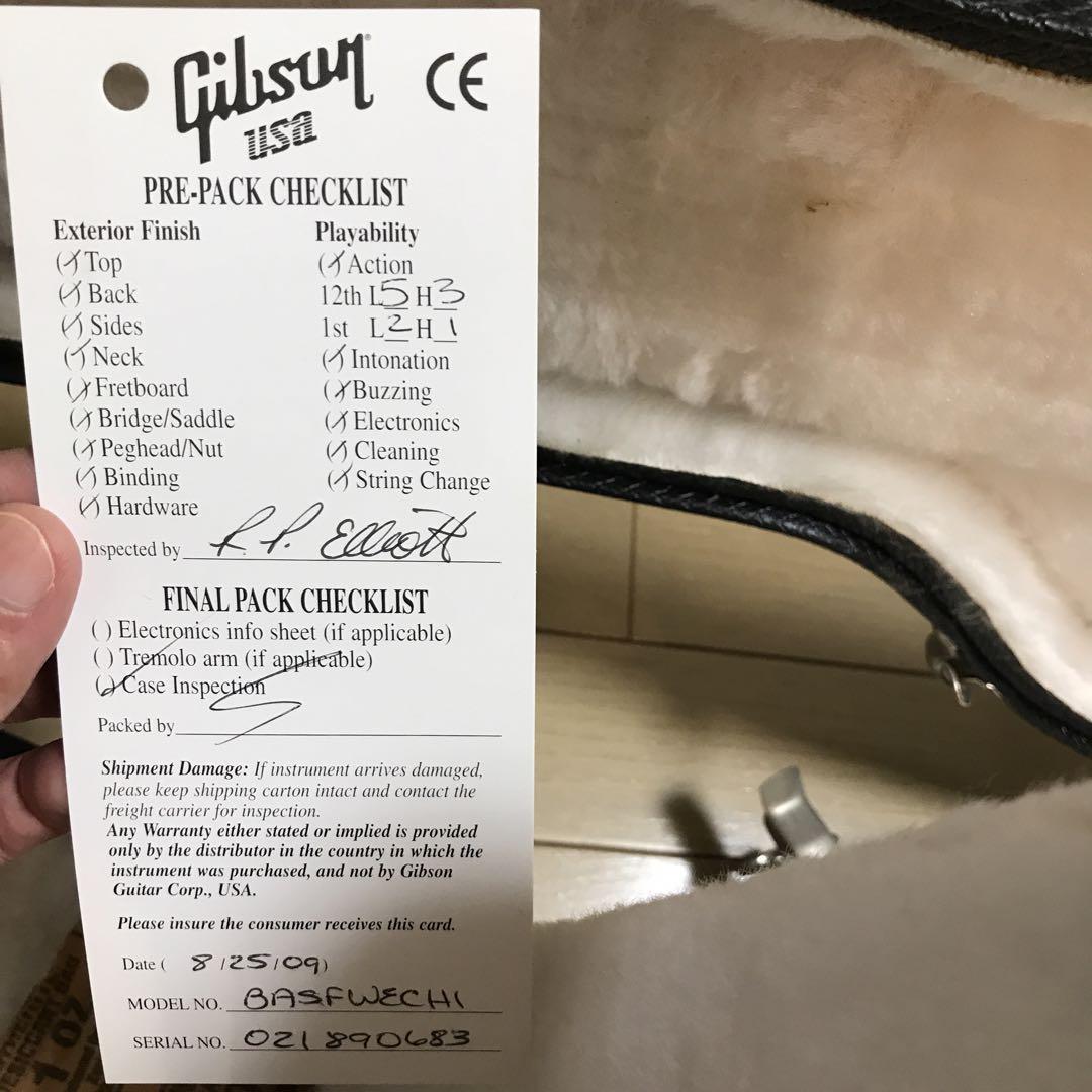 ギブソン GIBSON SG Bass Ebony SGベース　ブラック
