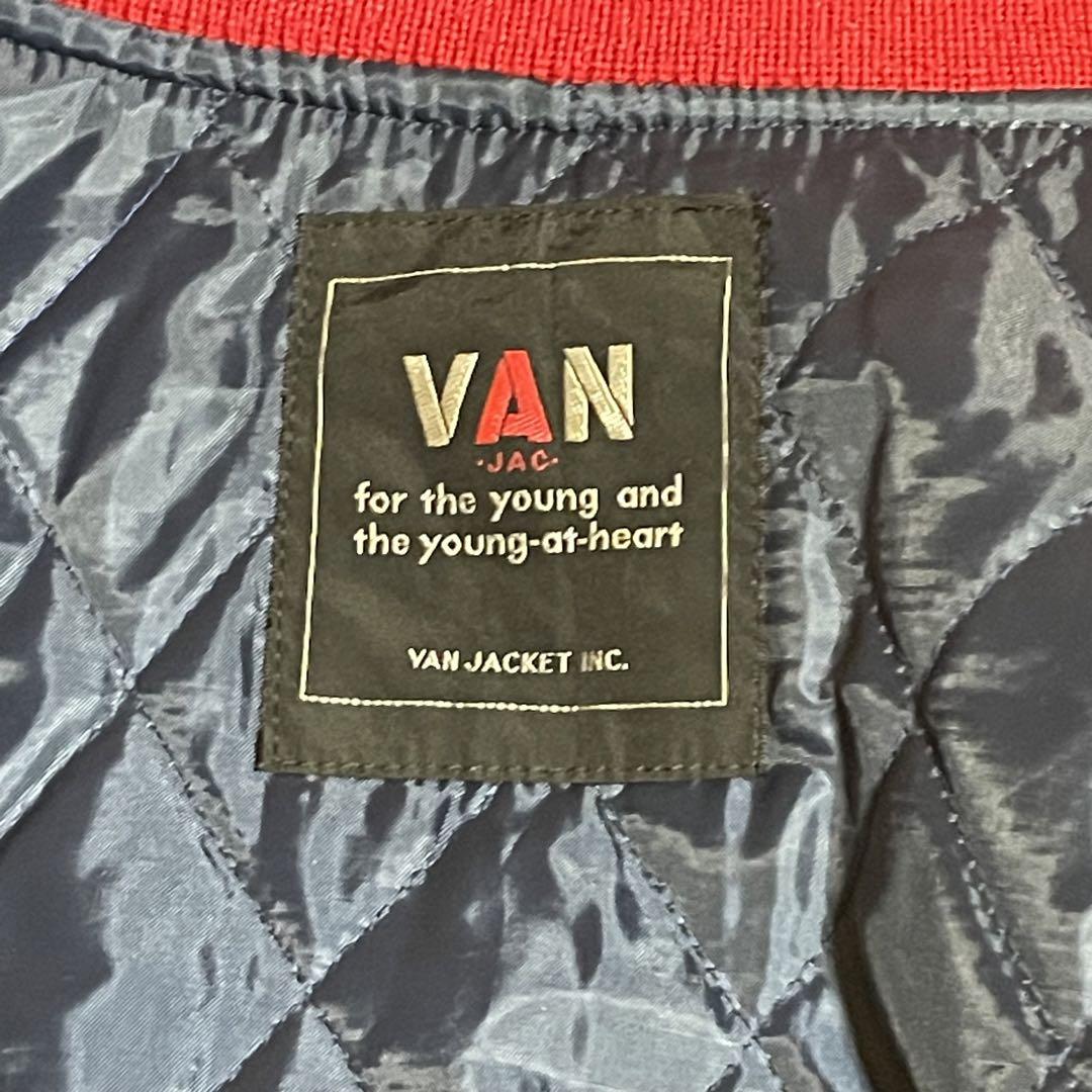 80's Van Jacket ヴァンヂャケット スタジャン ワッペン付 8 単 80's Van Jacket ヴァンヂャケット スタジャン ワッペン付 8 単