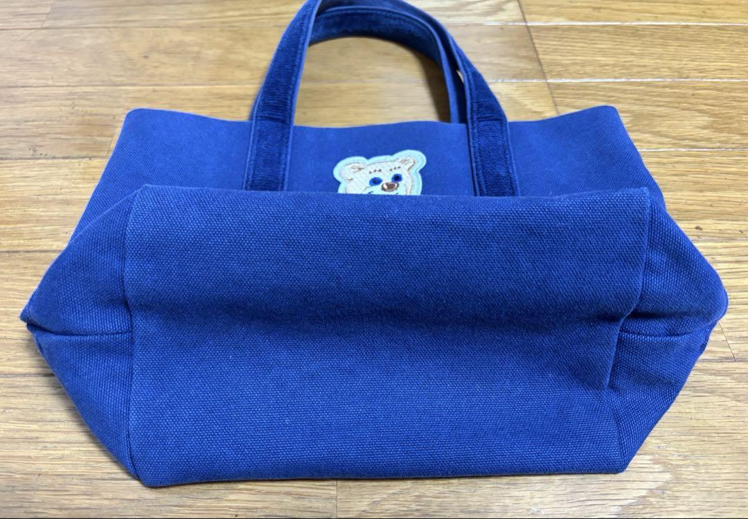 FEILER（フェイラー）オールドテディ ワッペントートバッグ ネイビー