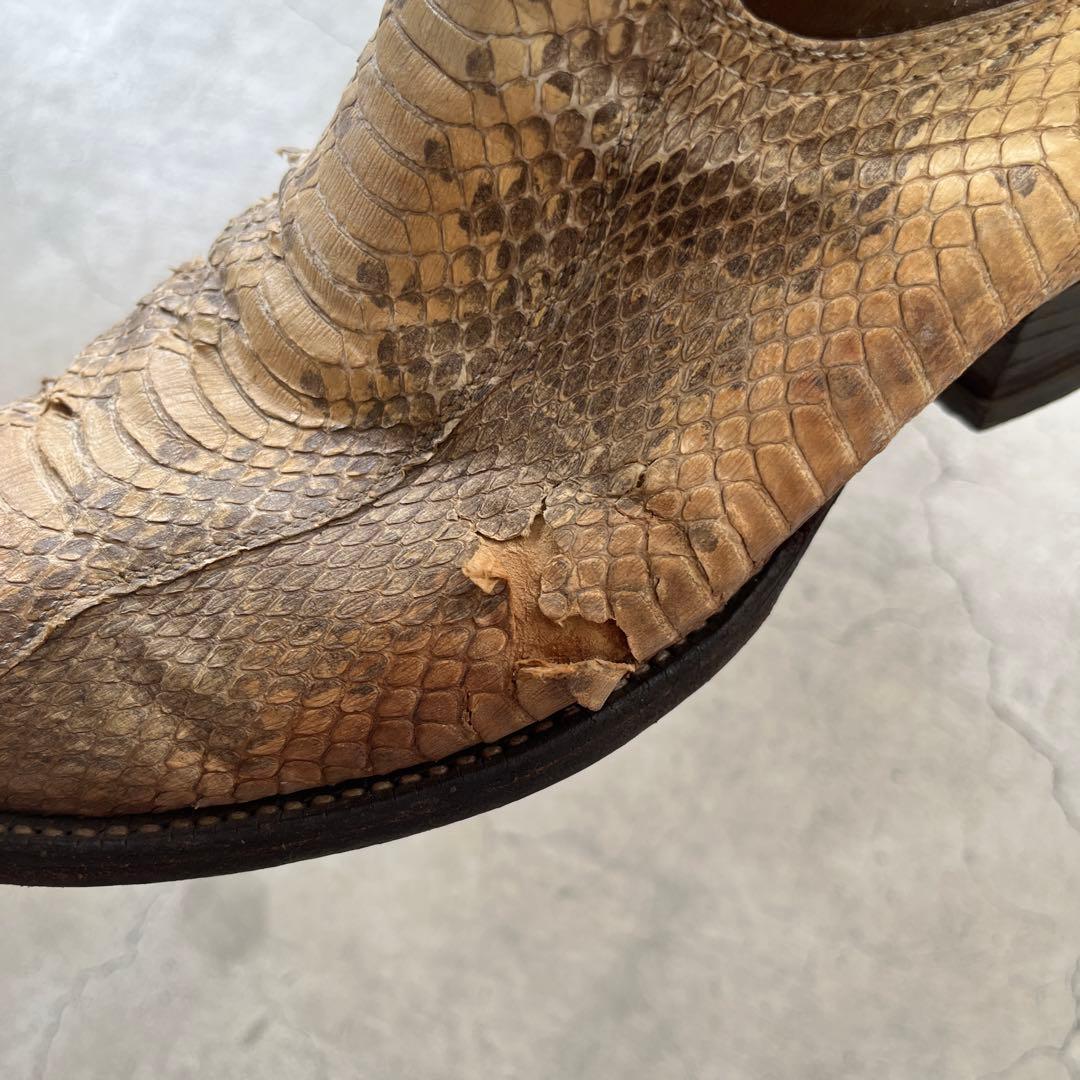 Tony Lama ウエスタンブーツ パイソン　made in USA