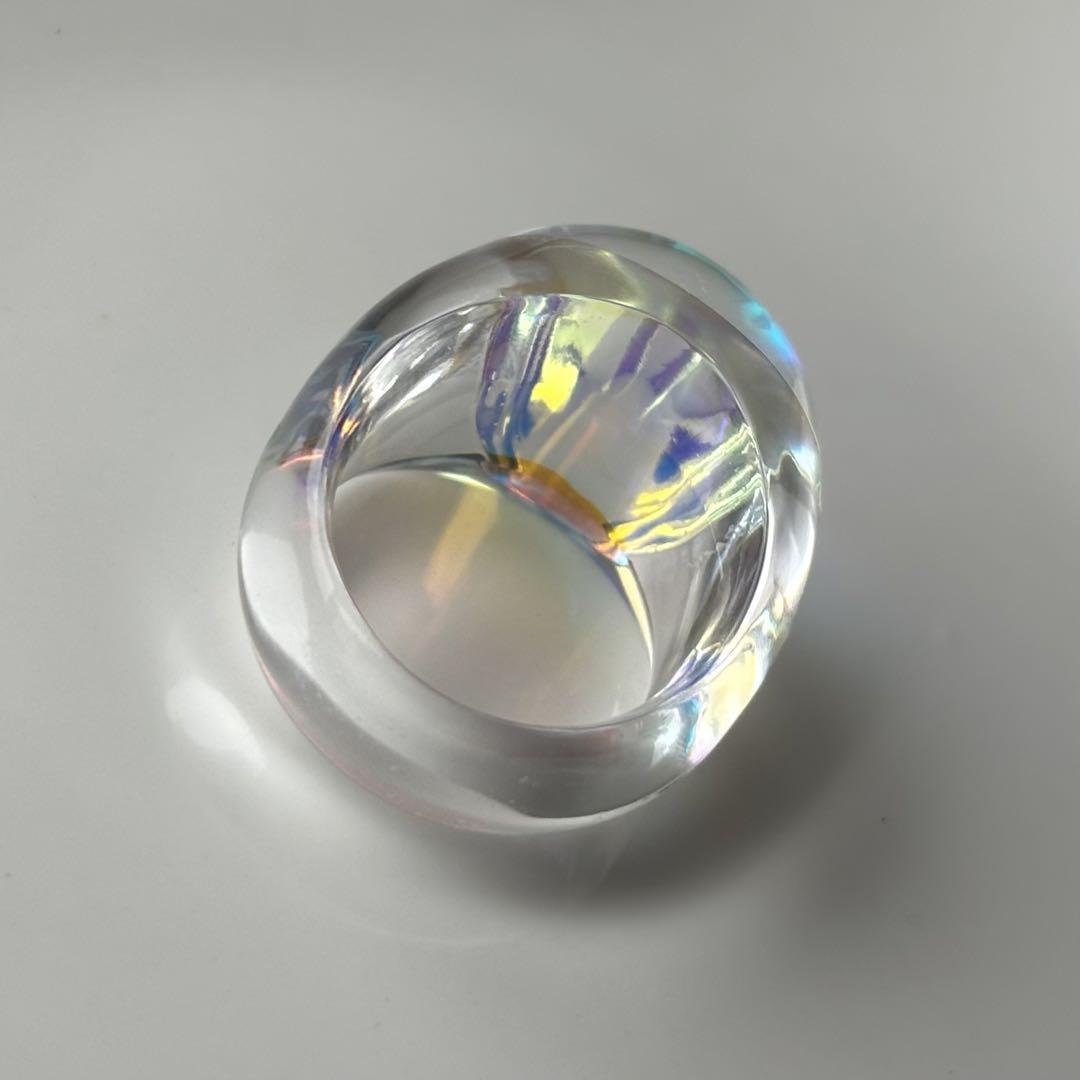 Baccarat◎タンゴ◎クリスタルガラスリング◎ イリゼクリア◎13号