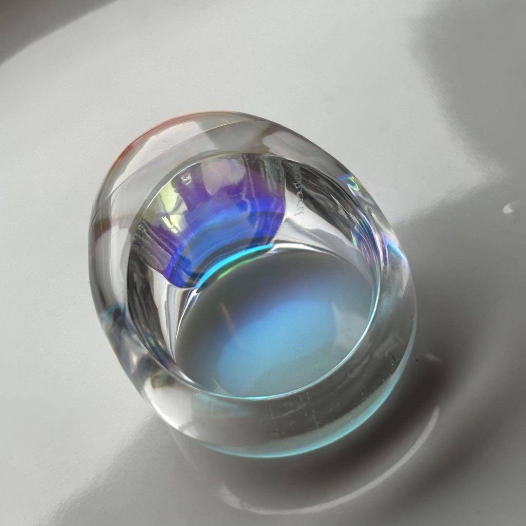 Baccarat◎タンゴ◎クリスタルガラスリング◎ イリゼクリア◎13号
