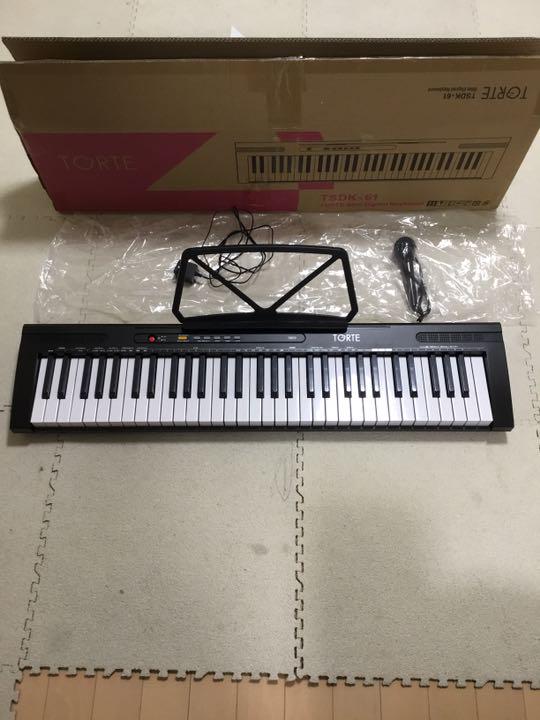 TORTE 電子ピアノ キーボード TSDK-61