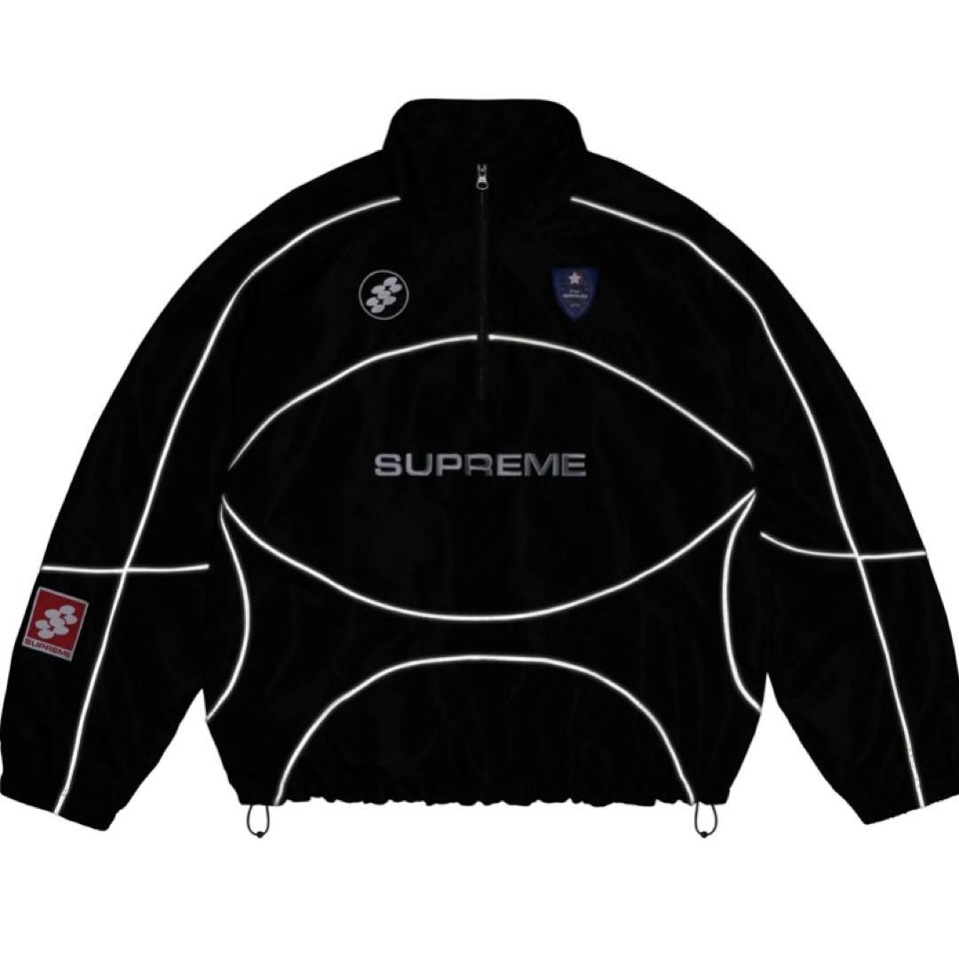 ジャケット・アウター supreme 24FW Reflective Piping Pullover
