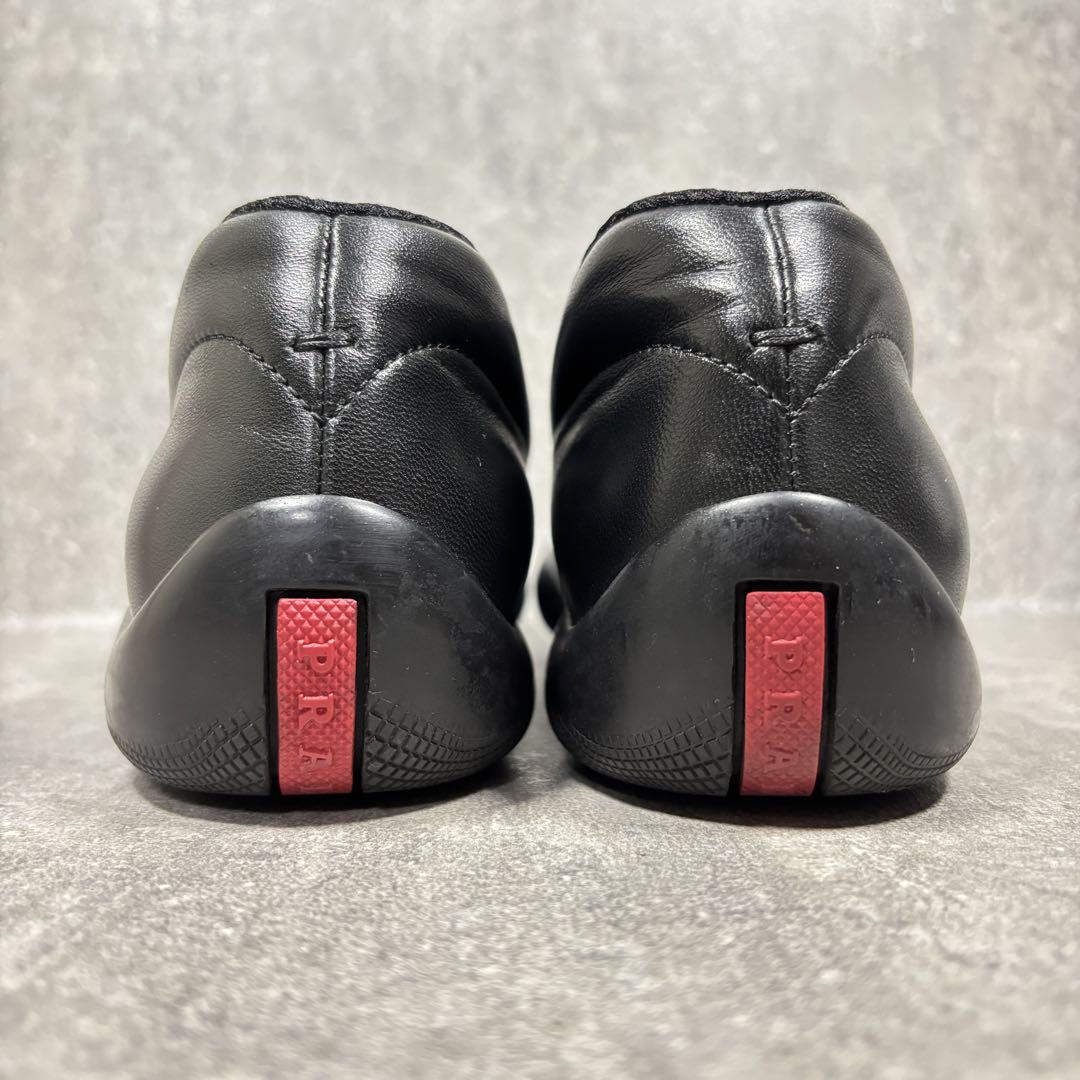 美品】PRADA SPORTS レザースニーカー スクエア 37 スリッポン