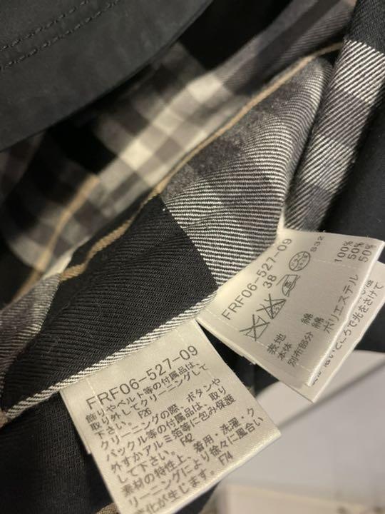 【美品】バーバリー  トレンチコート ブラック　38