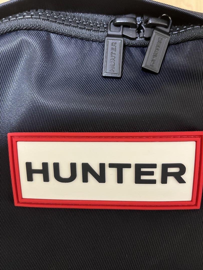 【匿名配送】美品】HUNTER ナイロンバックパック　ブラック