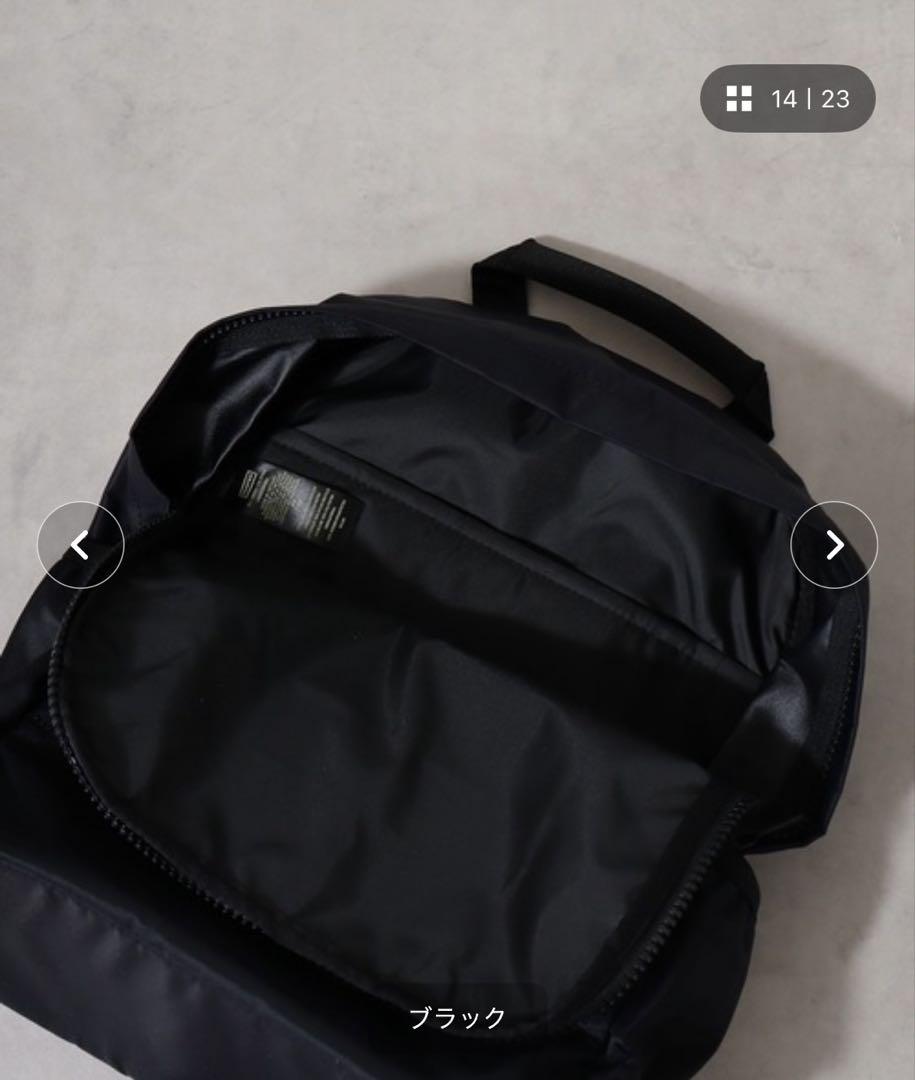 【匿名配送】美品】HUNTER ナイロンバックパック　ブラック