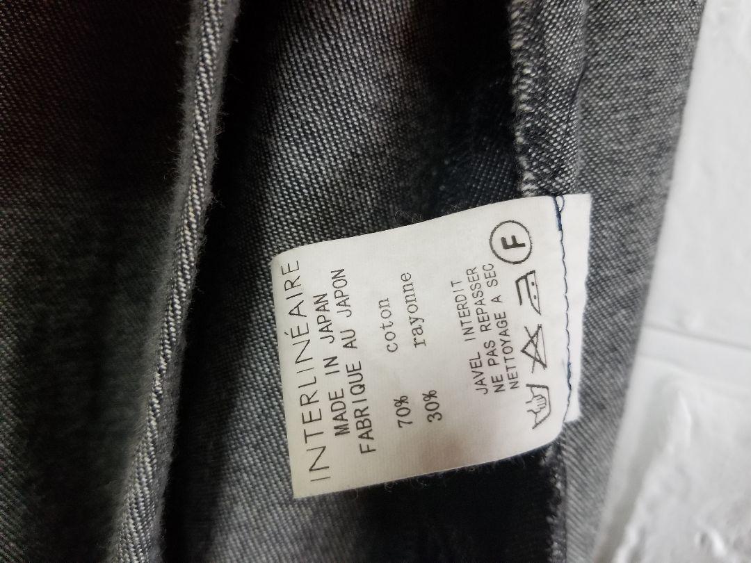 お得最新品⓷ 美品 フロック加工スカート デニムスカート YcQ52-m80952402122 INTERLINEAIRE 国産新作
