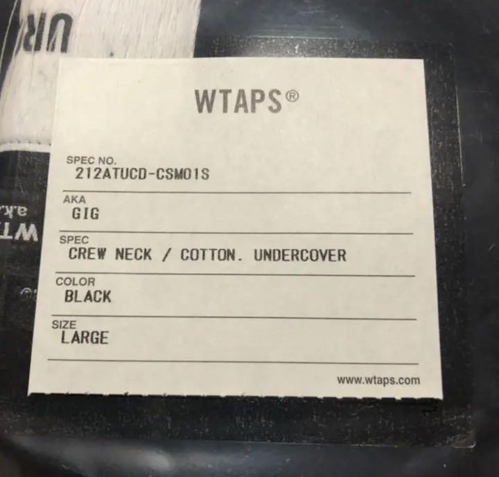 正規品特価 WTAPS×UNDERCOVER 新品 GIG CREW NECK L WpRzF-m80953627706 最新品在庫