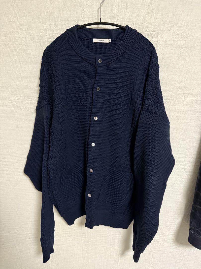 トップス YASHKI 23aw Akigumo Cardigan(NAVY)