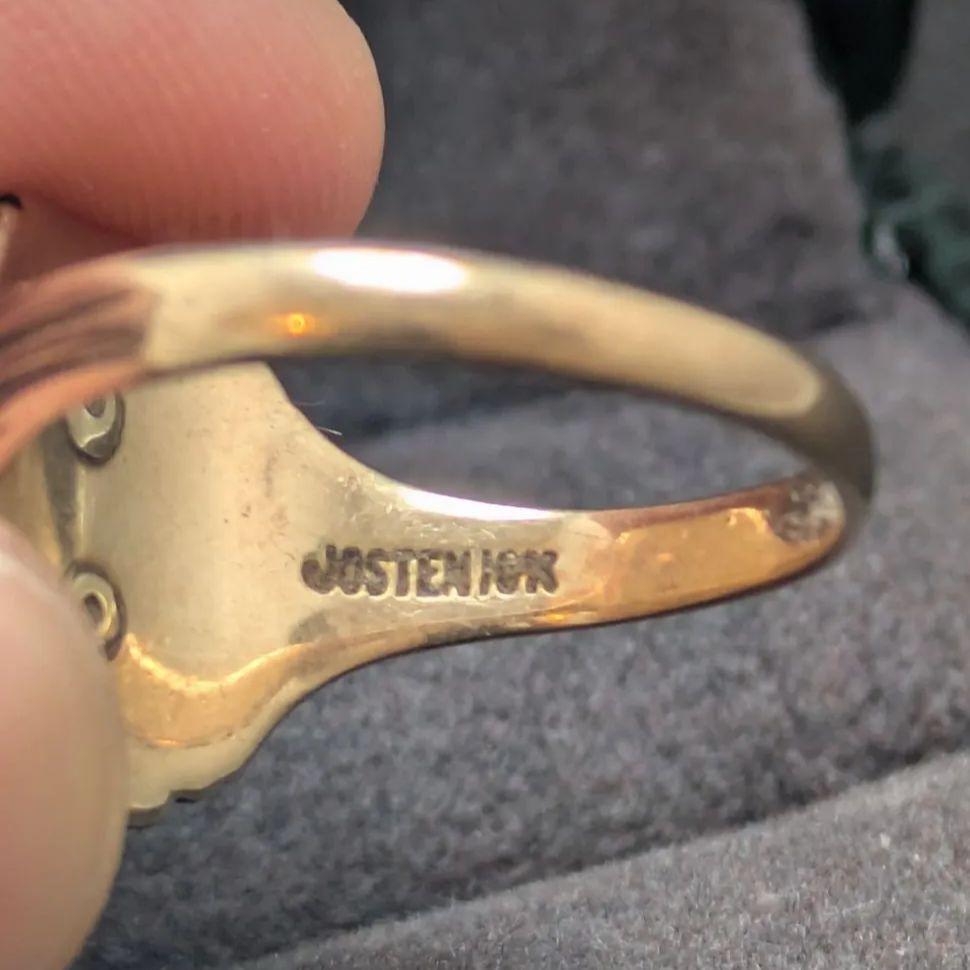 JOSTEN 1939年 10K 無垢 イエローゴールド カレッジリング 11号