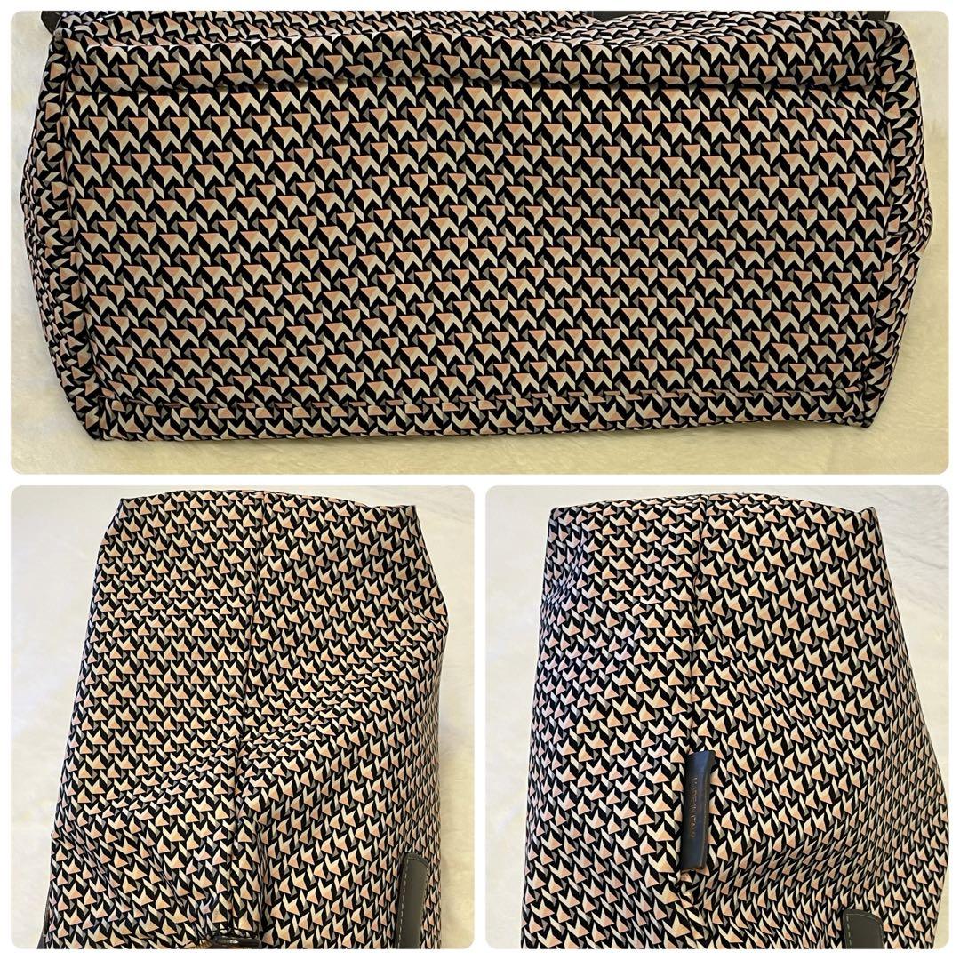 美品✨　ロベルタピエリ TATAMIトートバッグ ピンク グレー ショルダー