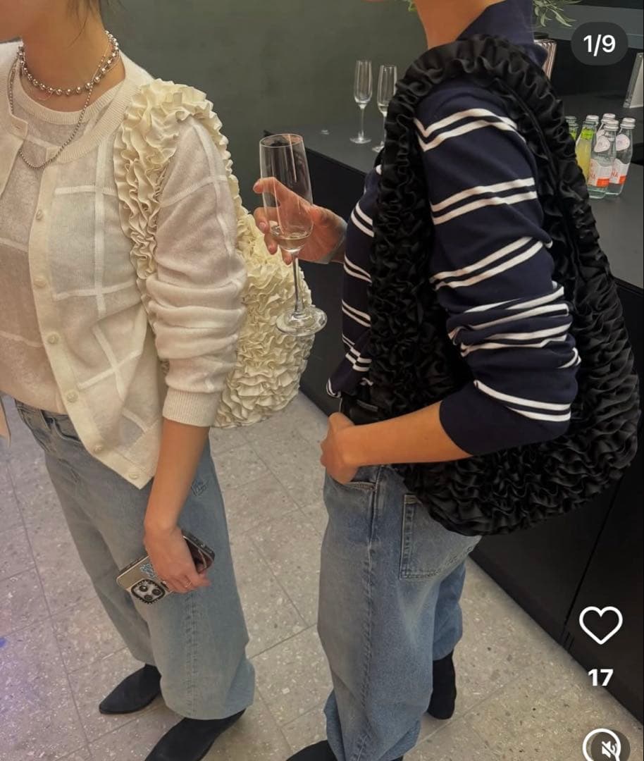 【未使用タグ付き】COS DAHLIAショルダーバッグ　ラージ