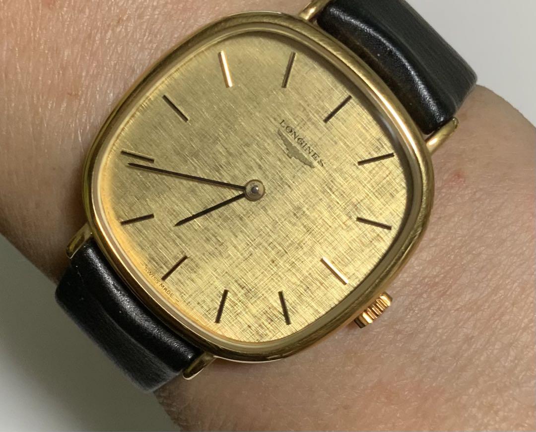 【箱付き・動作確認済み】LONGINES ロンジン　メンズ用　手巻き　ゴールド