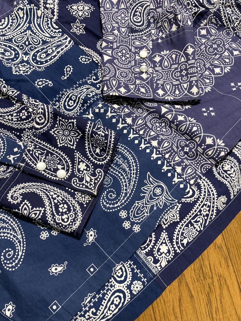 ×MIYAGIHIDETAKA 19SS バンダナ プルオーバーシャツ F