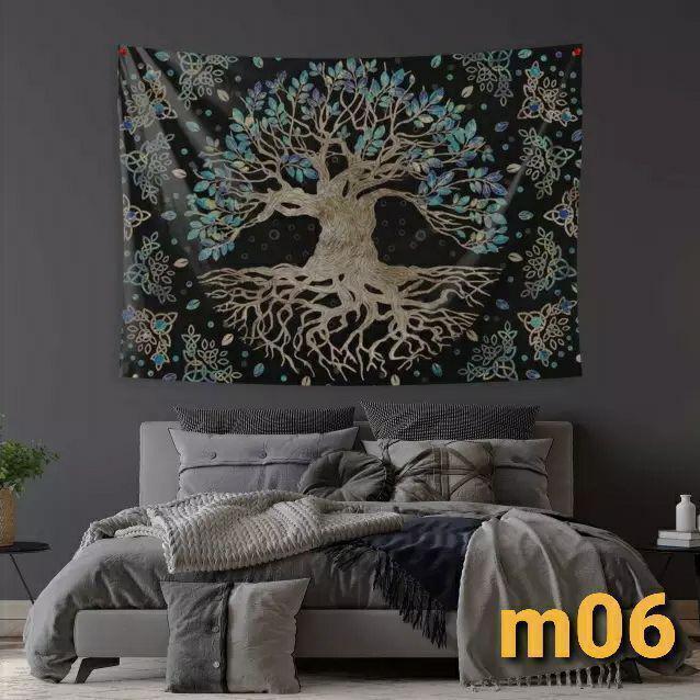 タペストリー❤️95×73cm 大判タオルサイズ 壁紙 世界樹 曼陀羅
