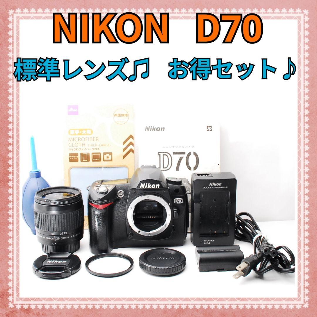 ✨NIKON　D70✨説明書付✨一眼レフカメラ