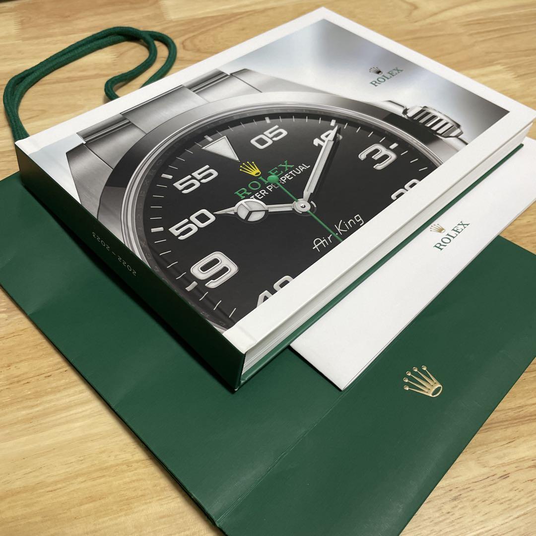 ロレックス非売品　ケース　カタログ　かみ袋 ROLEX カタログ 2022-2023 プライスリスト ショッパー 紙袋